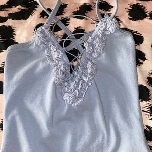 Guess bby blue bodysuit